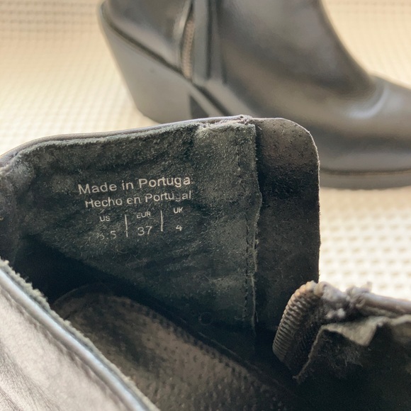 black leather Ankle Boots - Picture 7 of 7